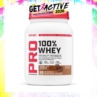GNC - Pro Performance® 100% Whey Chocolate Supreme 825g image