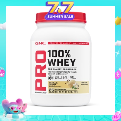 GNC - Pro Performance® 100% Whey Vanilla Cream 769g
