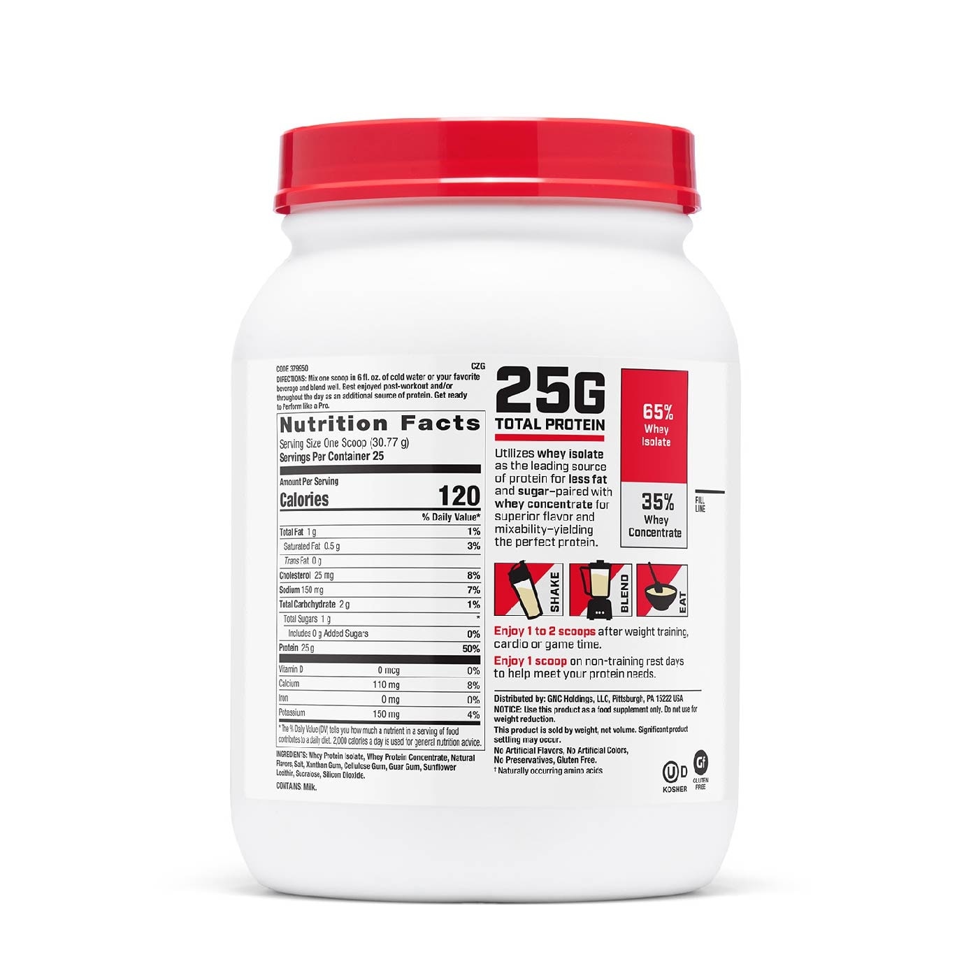 Pro Performance® 100% Whey Vanilla Cream 769g