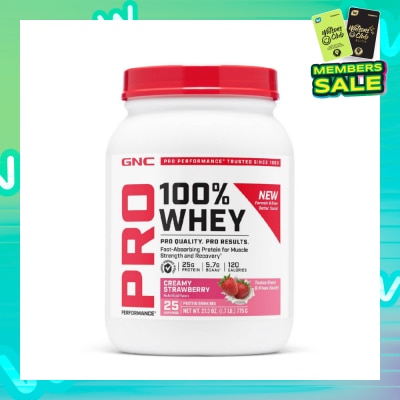 GNC Pro Performance® 100% Whey Cremy Strawberry 775g