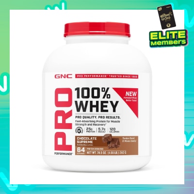 GNC Pro Performance® 100% Whey Chocolate Supreme 2112g