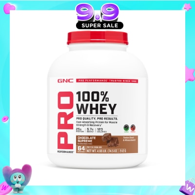 GNC - Pro Performance® 100% Whey Chocolate Supreme 2112g image