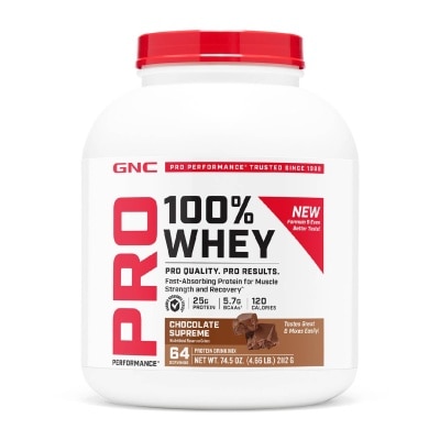 GNC Pro Performance® 100% Whey Chocolate Supreme 2112g