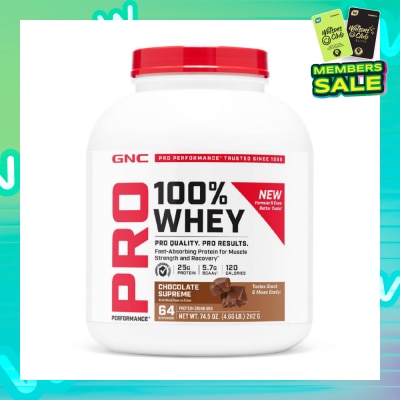 GNC Pro Performance® 100% Whey Chocolate Supreme 2112g