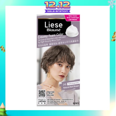 LIESE Blaune Creamy Foam Color Natural Ash Brown 1s
