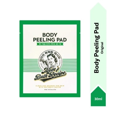 MOM'S BATH RECIPE Body Peeling Original Pad (For Dry & Lacking Radiance Skin) 1s