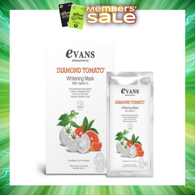 EVANS - Dermalogical Diamond Tomato Whitening Mask with Vitamin C 25ml x 5s