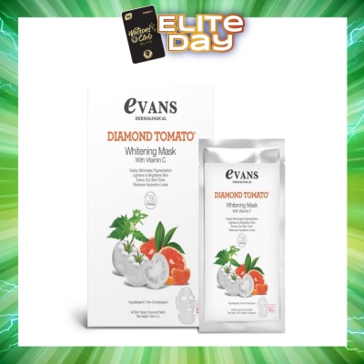 EVANS - Dermalogical Diamond Tomato Whitening Mask with Vitamin C 25ml x 5s
