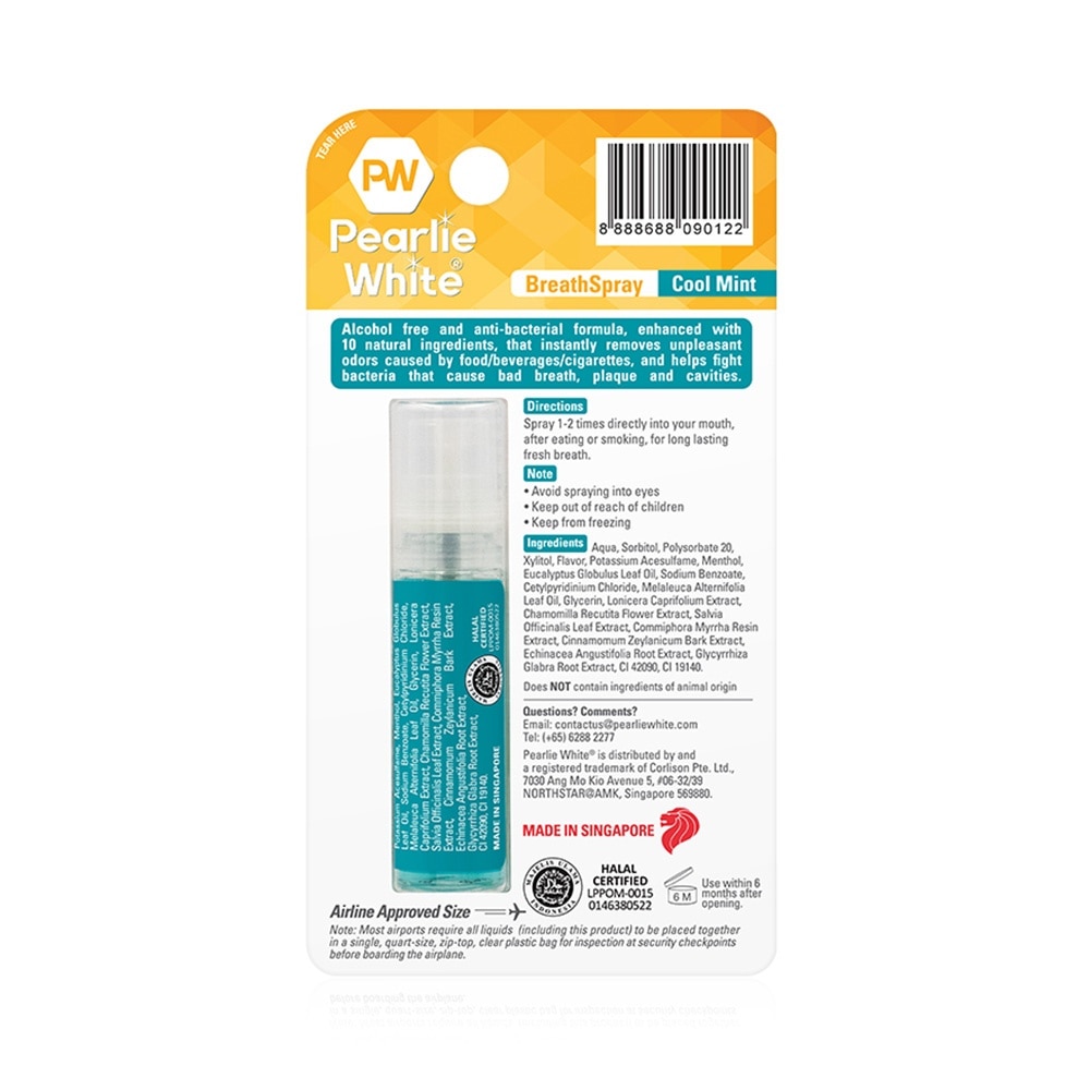 Alcohol Free Cool Mint BreathSpray 8.5ml