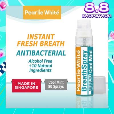 PEARLIE WHITE® Alcohol Free Cool Mint BreathSpray 8.5ml