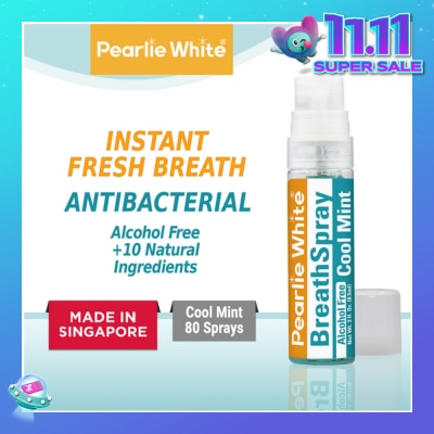 PEARLIE WHITE® Alcohol Free Cool Mint BreathSpray 8.5ml