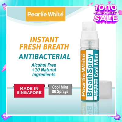 PEARLIE WHITE® Alcohol Free Cool Mint BreathSpray 8.5ml