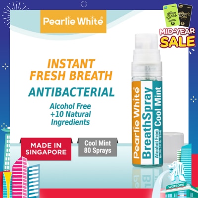 PEARLIE WHITE® Alcohol Free Cool Mint BreathSpray 8.5ml