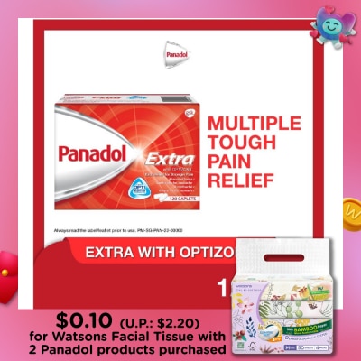 PANADOL Extra with Optizorb Tablet (For Multiple Tough Pain Relief) 120s
