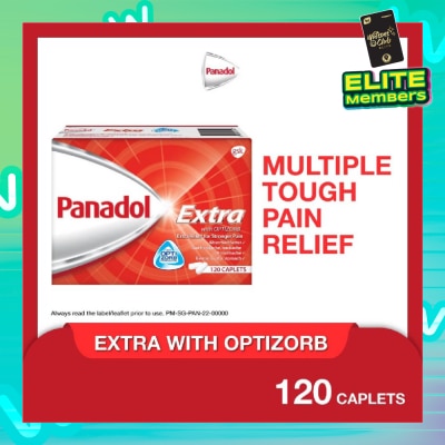 PANADOL Extra with Optizorb Tablet (For Multiple Tough Pain Relief) 120s