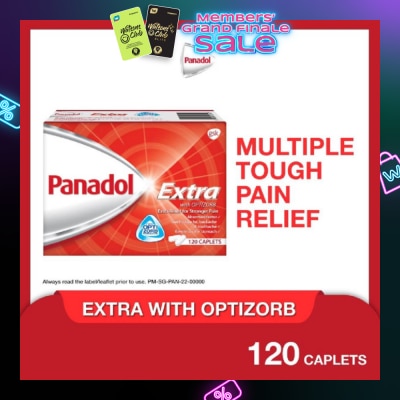 PANADOL Extra with Optizorb Tablet (For Multiple Tough Pain Relief) 120s