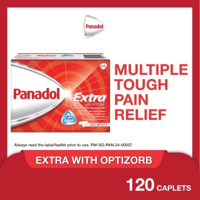 PANADOL - Extra with Optizorb Tablet (For Multiple Tough Pain Relief) 120s