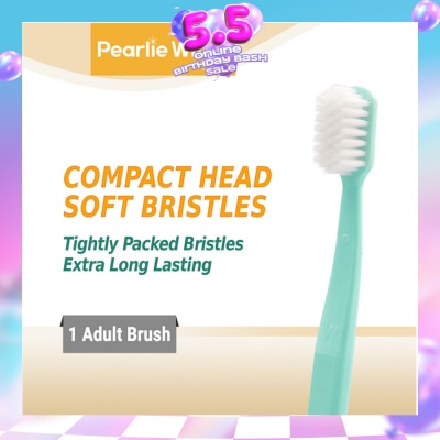 PEARLIE WHITE® - BrushCare Enamel Protect Adult ToothBrush Soft 1s