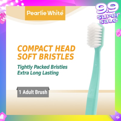 PEARLIE WHITE® BrushCare Enamel Protect Adult ToothBrush Soft 1s