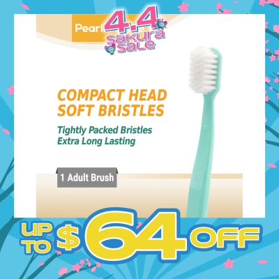 PEARLIE WHITE® - BrushCare Enamel Protect Adult ToothBrush Soft 1s