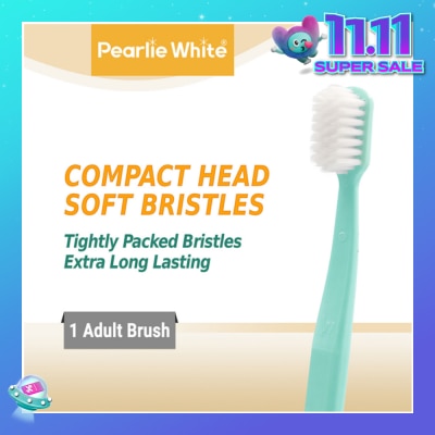 PEARLIE WHITE® BrushCare Enamel Protect Adult ToothBrush Soft 1s