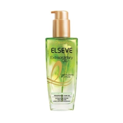 L'OREAL PARIS ELSEVE Extraordinary Oil Hair Treatment Fragrance Floral Botanical Jasmine Oil Infusion Hair Oil (For Coarse and Unruly Hair) 100ml