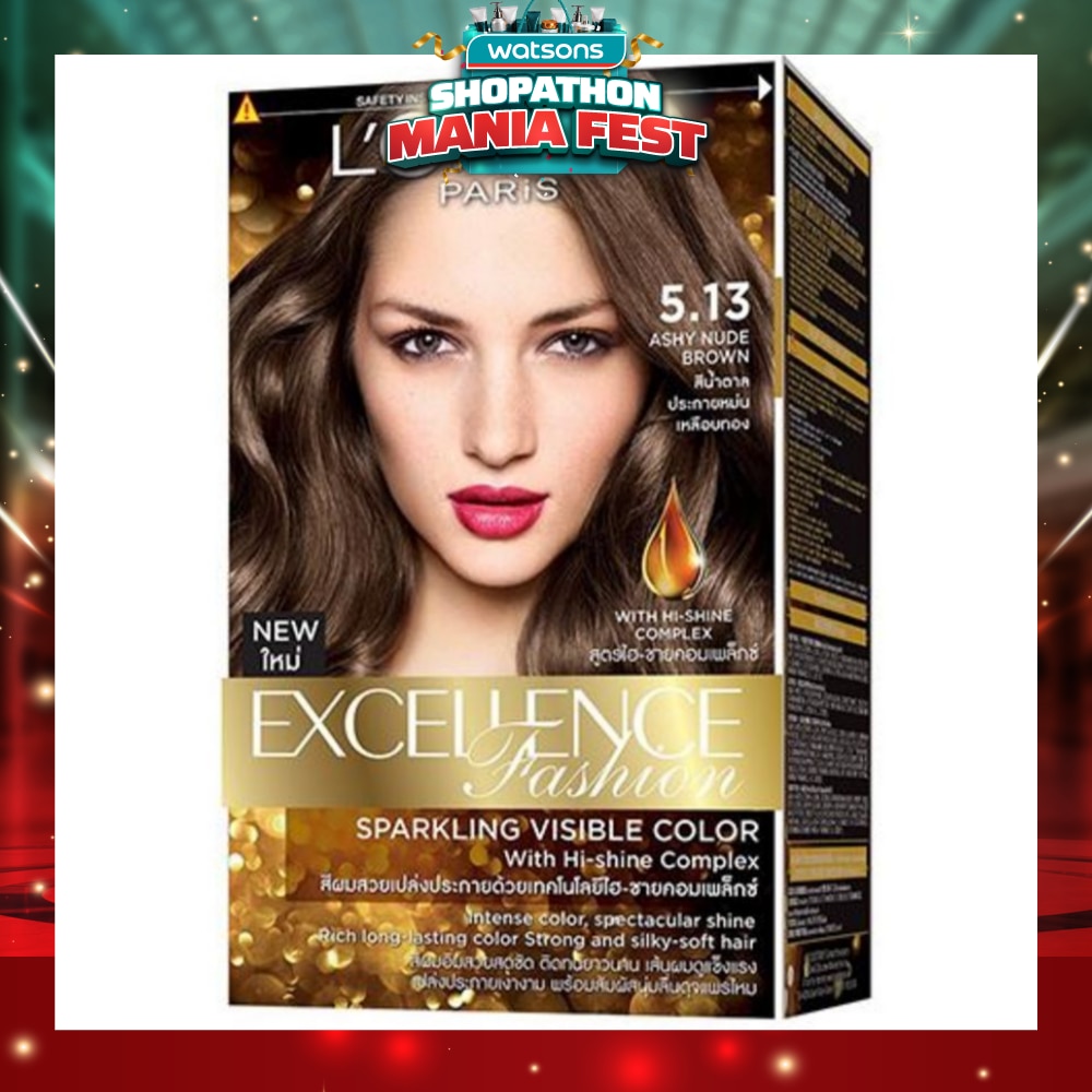 L'OREAL PARIS EXCELLENCE Fashion Hair Colour #5.13 Ashy Nude Brown