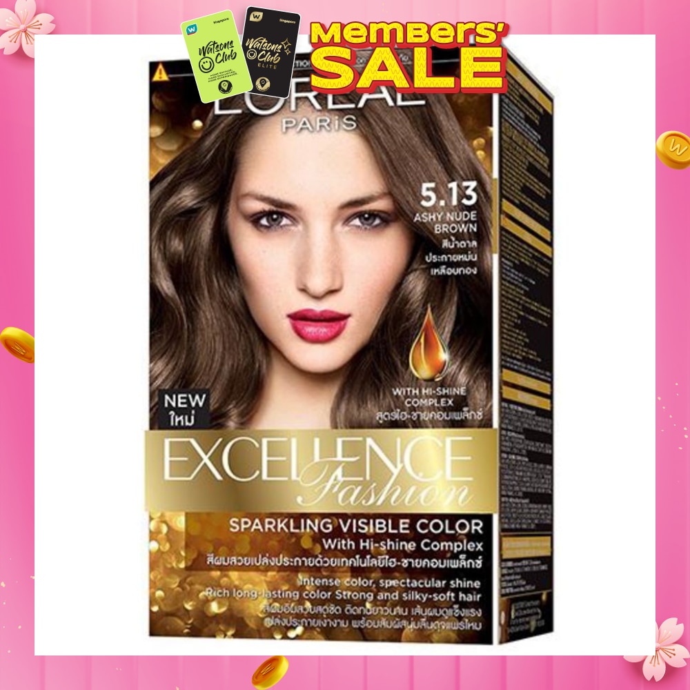 L'OREAL PARIS EXCELLENCE Fashion Hair Colour  #5.13 Ashy Nude Brown 1s