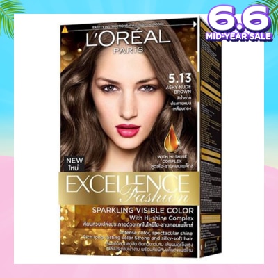 L'OREAL PARIS EXCELLENCE Fashion Hair Colour  #5.13 Ashy Nude Brown 1s