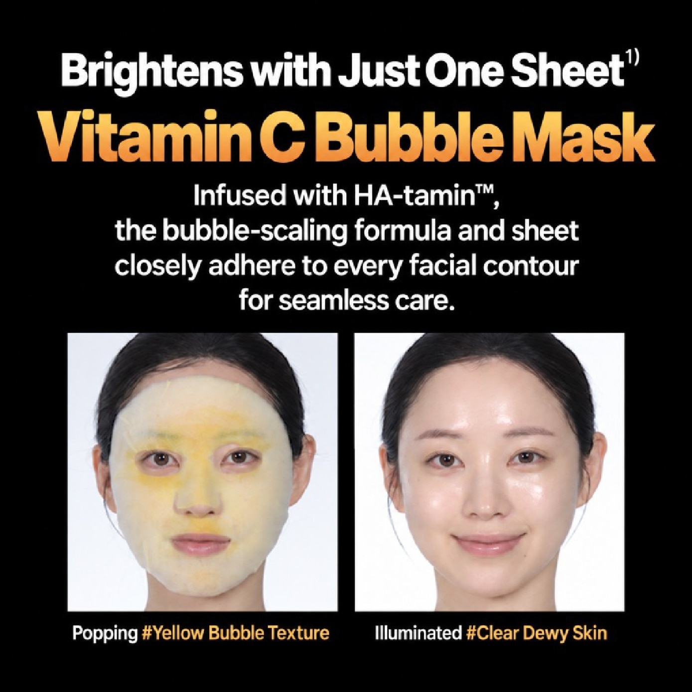 Hyper Toning Vitamin C Brightening Bubble Mask 25g x 5s image