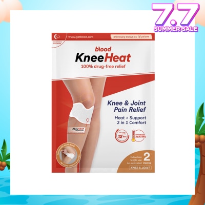 BLOOD KneeHeat Knee and Joint Pain Relief 2 Pieces