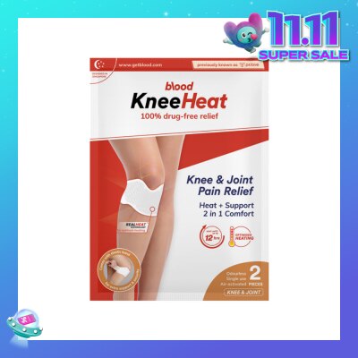 BLOOD KneeHeat Knee and Joint Pain Relief 2 Pieces