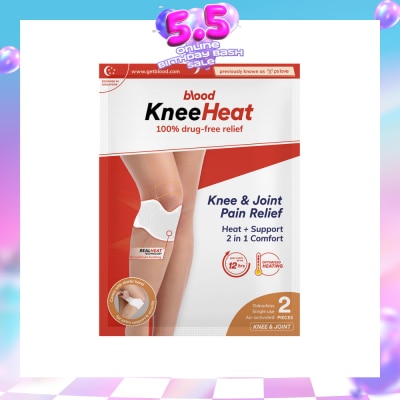 BLOOD - KneeHeat Knee and Joint Pain Relief 2 Pieces