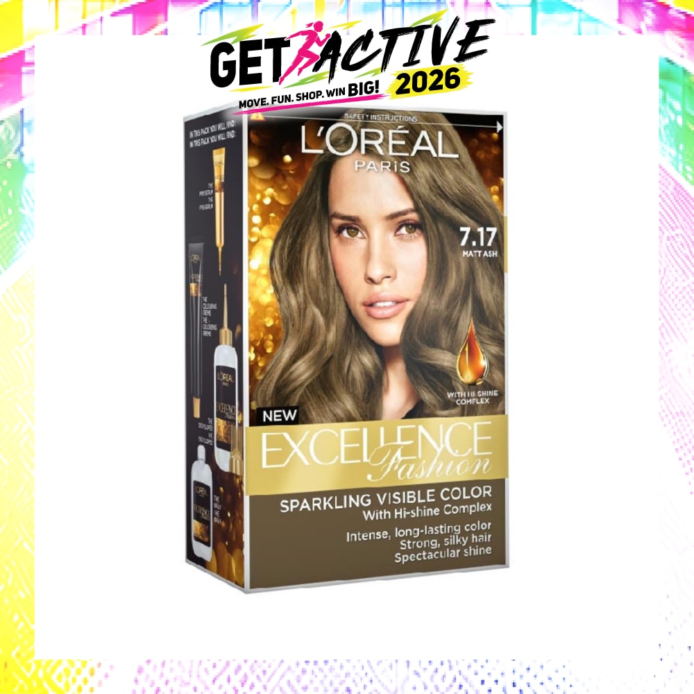 Parisian Fashion #7.17 Matt Ash Hair Colour (Formulated for Dark Asian Hair, No Bleaching Required) 75ml image