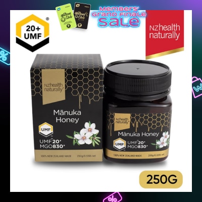 NZHEALTH NATURALLY MANUKA HONEY UMF 20+ 250GM