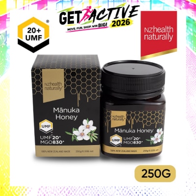 NZHEALTH NATURALLY - MANUKA HONEY UMF 20+ 250GM image