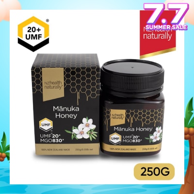 NZHEALTH NATURALLY MANUKA HONEY UMF 20+ 250GM