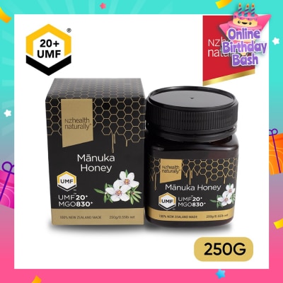 NZHEALTH NATURALLY MANUKA HONEY UMF 20+ 250GM