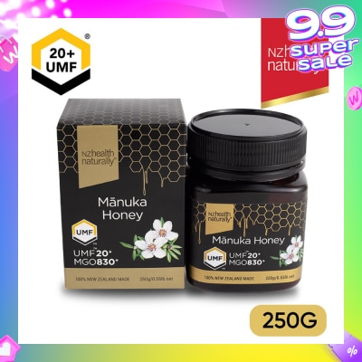 NZHEALTH NATURALLY MANUKA HONEY UMF 20+ 250GM