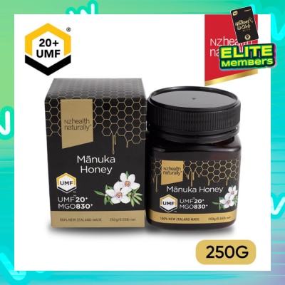 NZHEALTH NATURALLY MANUKA HONEY UMF 20+ 250GM