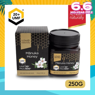 NZHEALTH NATURALLY MANUKA HONEY UMF 20+ 250GM
