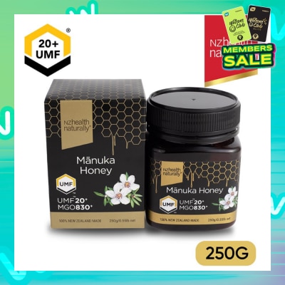 NZHEALTH NATURALLY MANUKA HONEY UMF 20+ 250GM