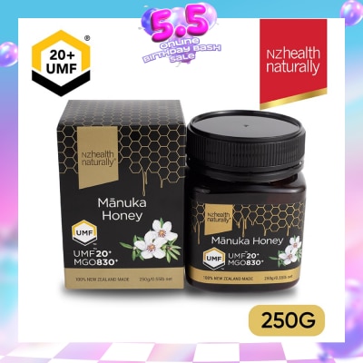 NZHEALTH NATURALLY - MANUKA HONEY UMF 20+ 250GM