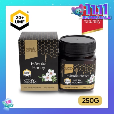 NZHEALTH NATURALLY MANUKA HONEY UMF 20+ 250GM