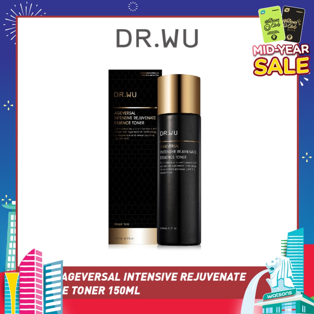 DR. WU Ageversal Intensive Rejuvenate Essence Toner (To Rejuvenate & Reveal Youthful, Radiant Skin) 150ml