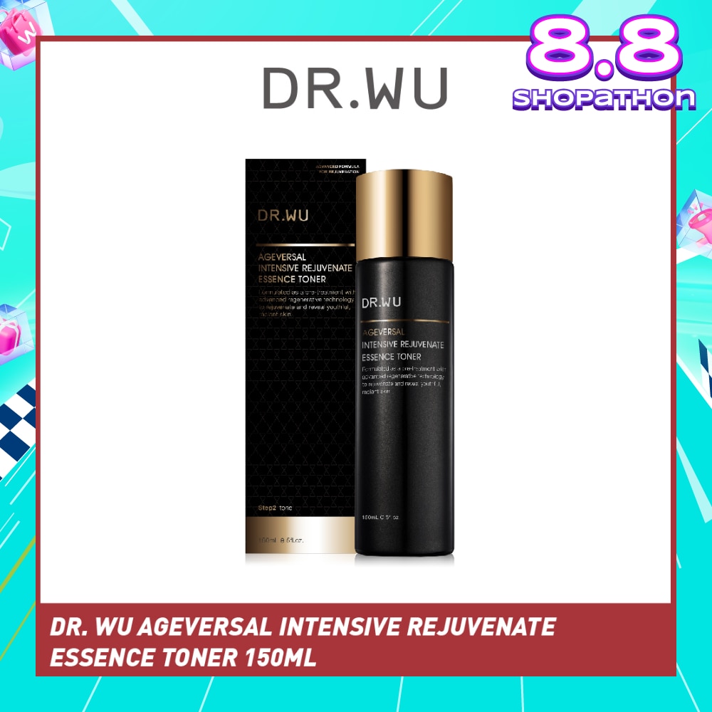DR. WU Ageversal Intensive Rejuvenate Essence Toner (To Rejuvenate & Reveal Youthful, Radiant Skin) 150ml