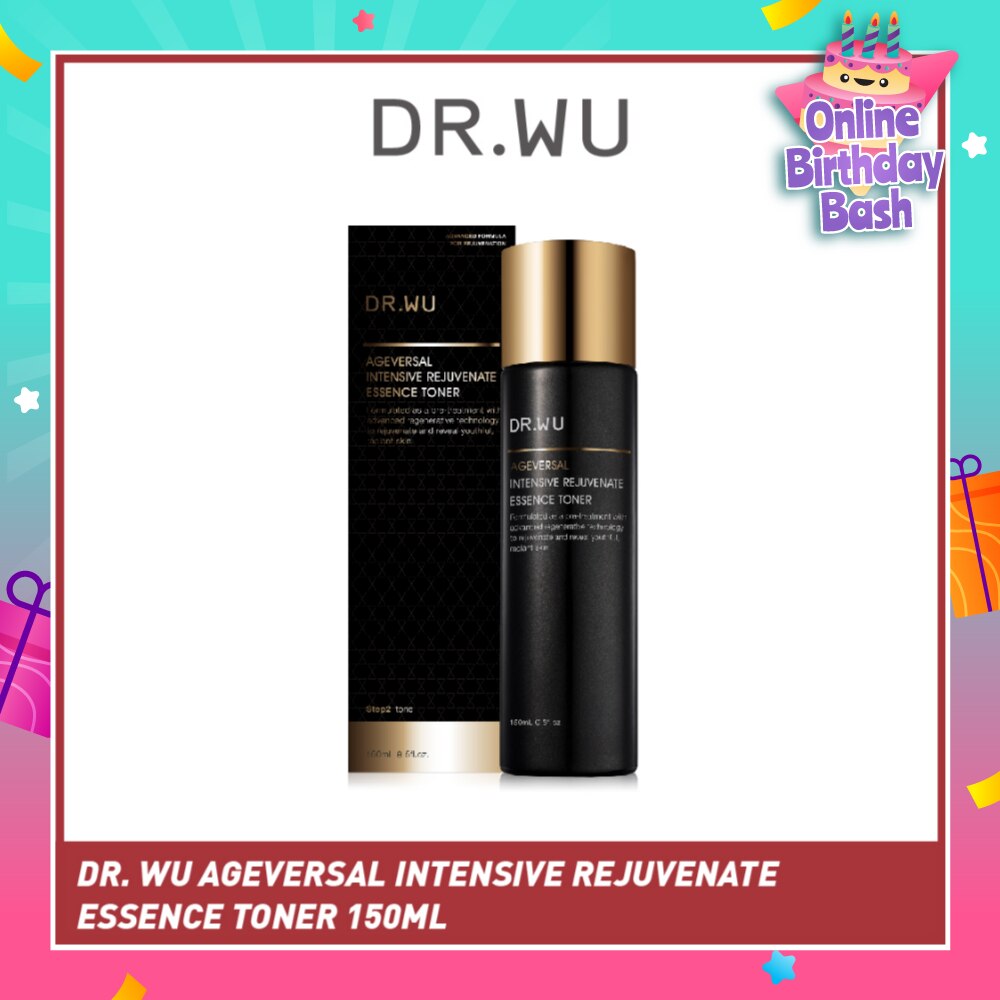 DR. WU Ageversal Intensive Rejuvenate Essence Toner (To Rejuvenate & Reveal Youthful, Radiant Skin) 150ml