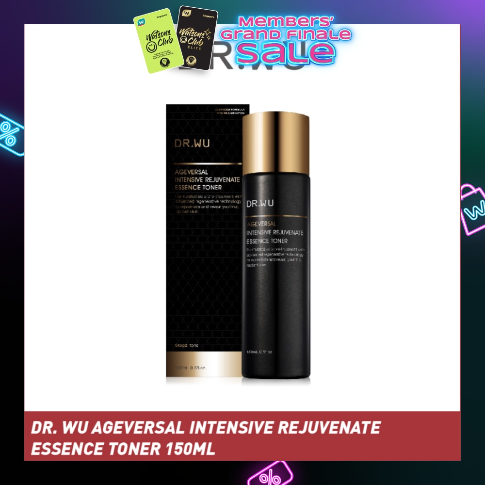 DR. WU Ageversal Intensive Rejuvenate Essence Toner (To Rejuvenate & Reveal Youthful, Radiant Skin) 150ml
