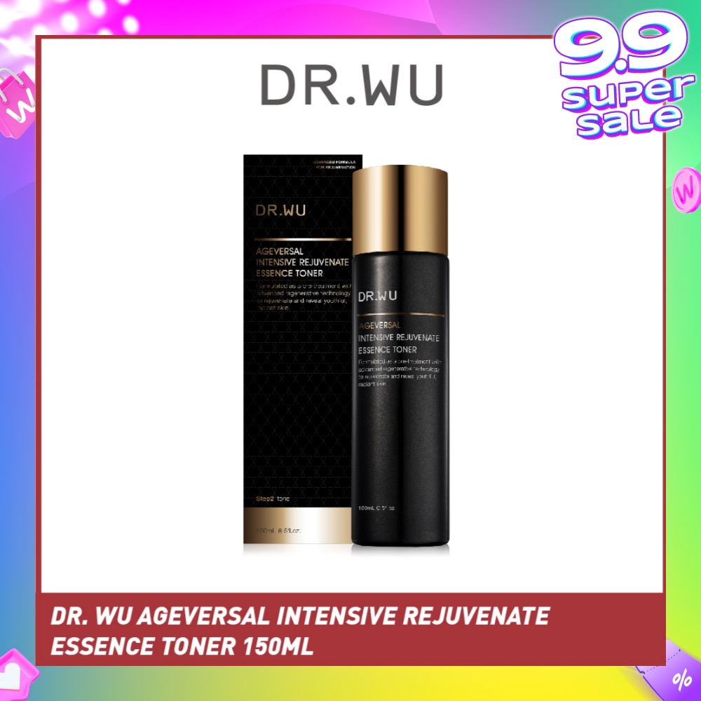 DR. WU Ageversal Intensive Rejuvenate Essence Toner (To Rejuvenate & Reveal Youthful, Radiant Skin) 150ml