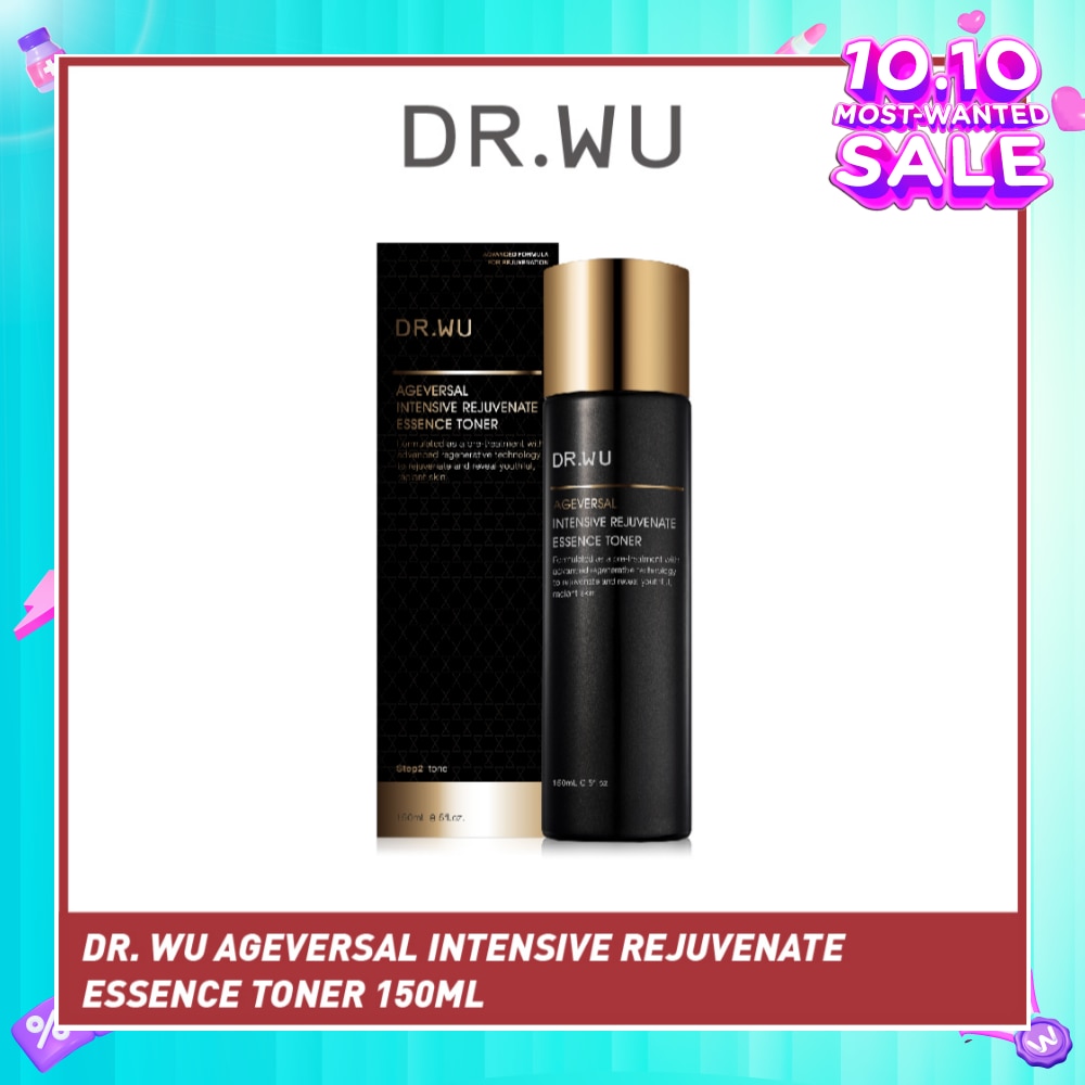 DR. WU Ageversal Intensive Rejuvenate Essence Toner (To Rejuvenate & Reveal Youthful, Radiant Skin) 150ml
